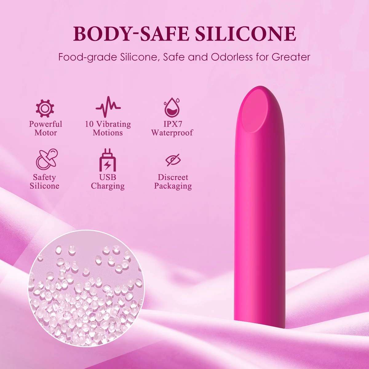 Mini Bullet Vibrators For Women Erotic Magic Wand Massage G-Spot Dildo Pocket Female Masturbator Adult Sex Product Love Sex Toys Mini Bullet Vibrators For Women Erotic Magic Wand Massage G-Spot Dildo Pocket Female Masturbator Adult Sex Product Love Sex Toys
