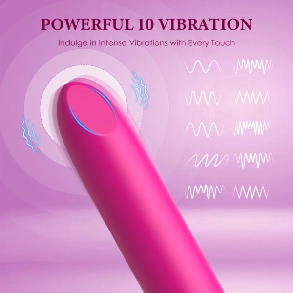 Mini Bullet Vibrators For Women Erotic Magic Wand Massage G-Spot Dildo Pocket Female Masturbator Adult Sex Product Love Sex Toys - Image 3