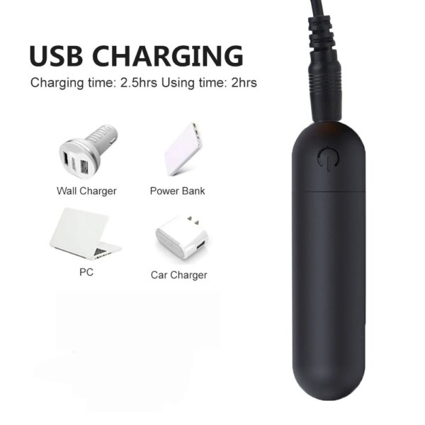 USB Charge Powerful Bullet Vibrator Women Clitoral Stimulator Vaginal G Spot Masturbation 10 Speed Vibrators Adult Sex Toys - Image 4