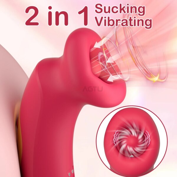 Sex Toys Vibrator Nipple Clitoris Tongue Licking Vibrador Masturbation Tools Women Vibration Sex Machine Vibrator Adult Supplies - Image 2