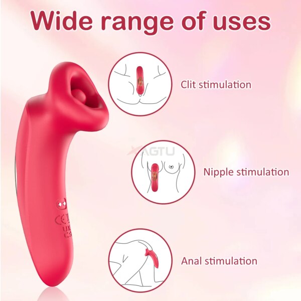 Sex Toys Vibrator Nipple Clitoris Tongue Licking Vibrador Masturbation Tools Women Vibration Sex Machine Vibrator Adult Supplies - Image 5