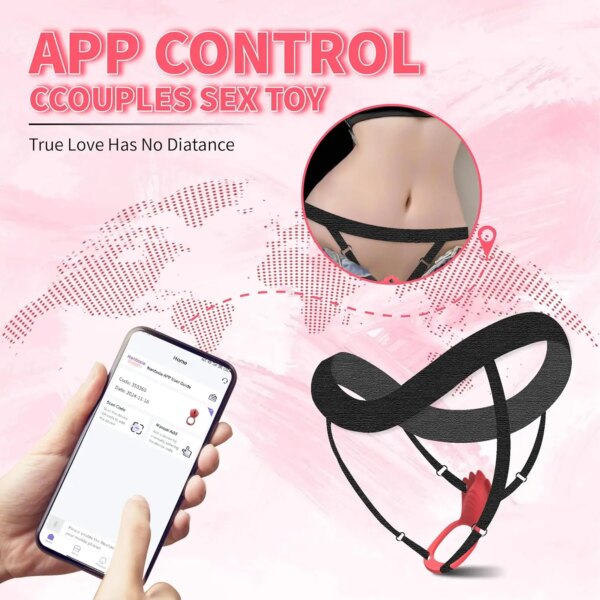 Wearable Panty Vibrator Female 9 Vibration with APP Control Vibrating Penis Ring Clitoral Stimulator Adult Sexy Toys for Couple - Image 4