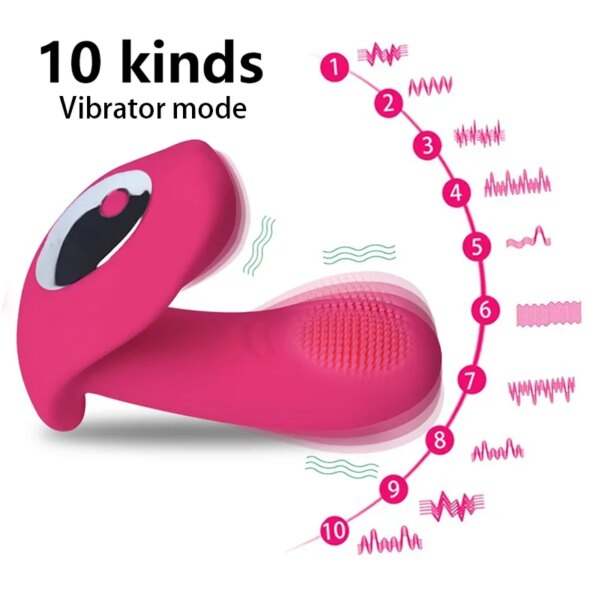 Wearable Vibrator Remote Control Dildo Vibrators for Women G-spot Clitoris Invisible Butterfly Panties Vibrating Egg Sex Toys 18 - Image 2