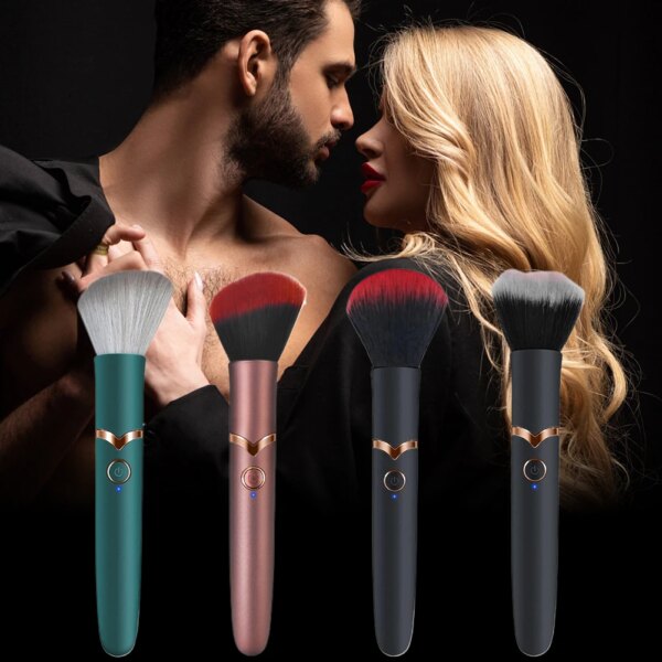 Vibrating Brush Clitoris Nipple Vagina Stimulation sex toys Masturbation adult sexual wellness items G-spot Dildo Adult supplies - Image 2