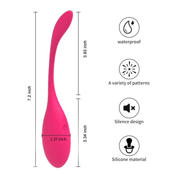 LEVETT APP Control Egg Vibrators G Spot Vagina Vibrating Kegel Balls Vibrator Female Dildo Wearable Panties Sex Toys For Women - Image 6