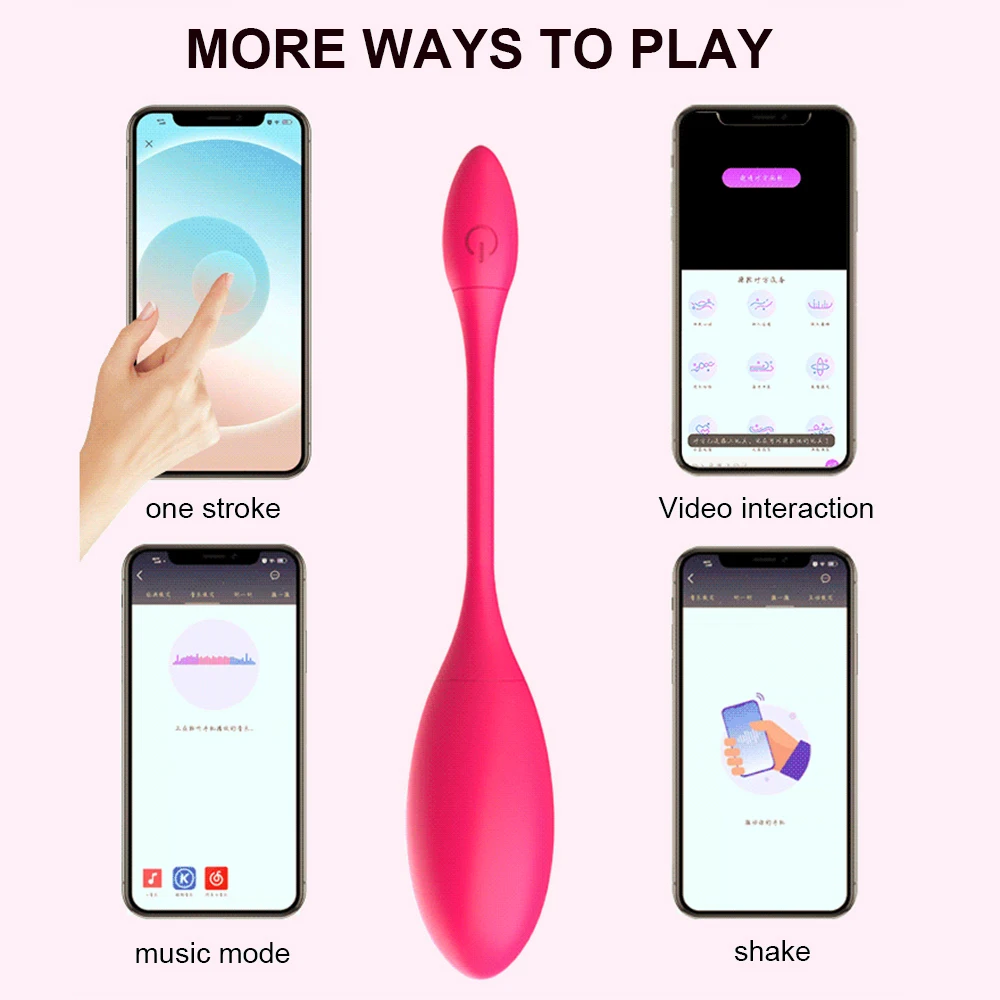 LEVETT APP Control Egg Vibrators G Spot Vagina Vibrating Kegel Balls Vibrator Female Dildo Wearable Panties Sex Toys For Women