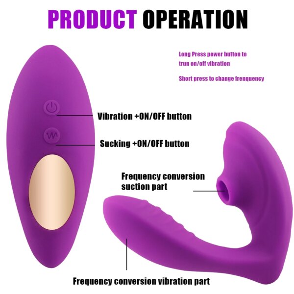 20 Modes Vagina Sucking Vibrator Clitoral Sucker Vibrating G Spot Oral Sex Clitoris Stimulator Erotic Sex Toys for Women Adults - Image 5