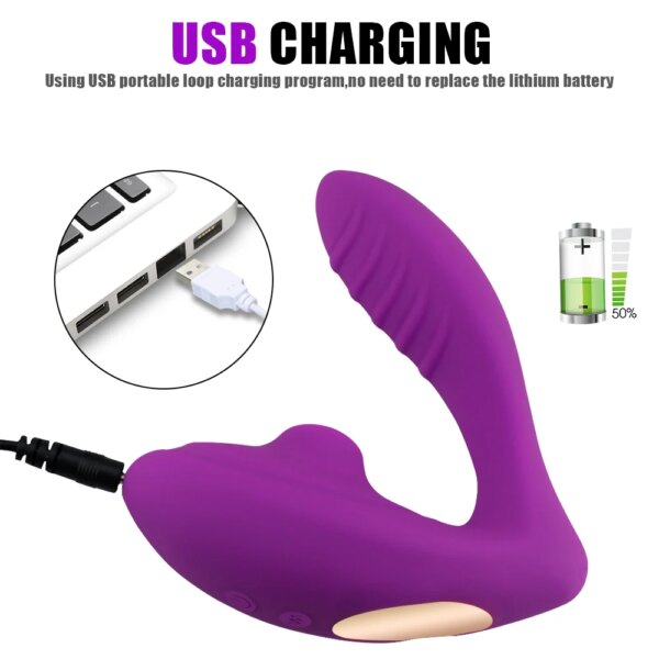 20 Modes Vagina Sucking Vibrator Clitoral Sucker Vibrating G Spot Oral Sex Clitoris Stimulator Erotic Sex Toys for Women Adults - Image 3