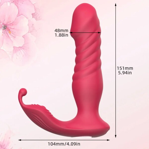 Wireless Remote Control Butt Plug Anal Vibrator Anal Dildo Prostate Vaginal Massage Stick Dildo Vibrator Sex Toys for Couple 18 - Image 4