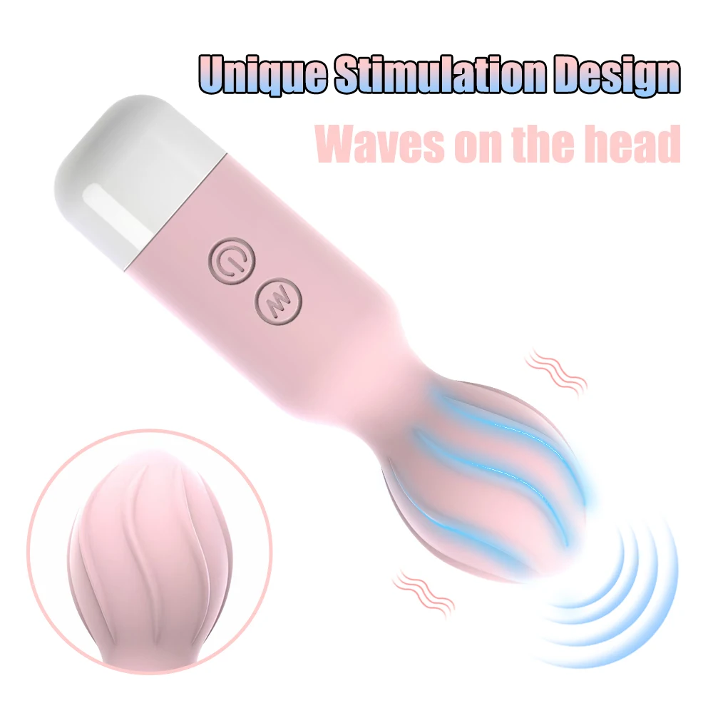 Mini AV Vibrator Female G Spot Vibration Vagina Anal Clitoris Stimulator Dildo Vibrator Adult Sex Toys for Women Masturbation