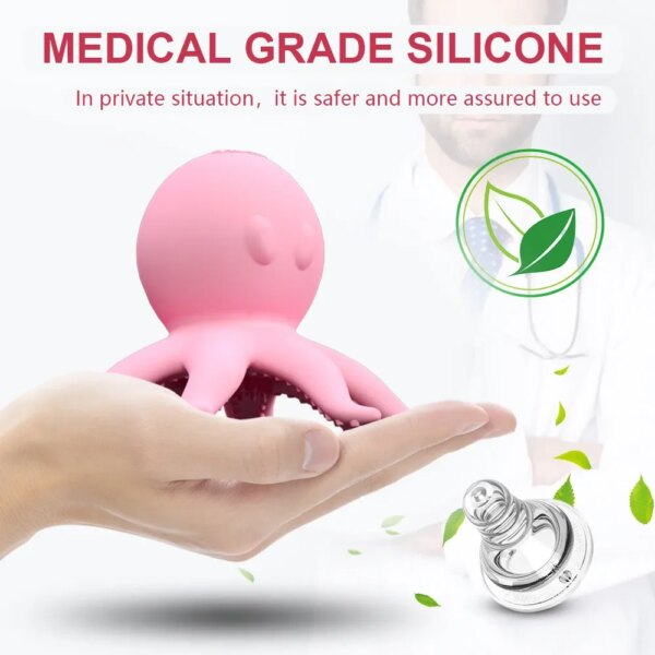 New Octopus Sucking Vibrator Nipple G Spot Clitoris Stimulator Massage Sex Toys for Women Masturbators Adult Erotic Accessories - Image 4