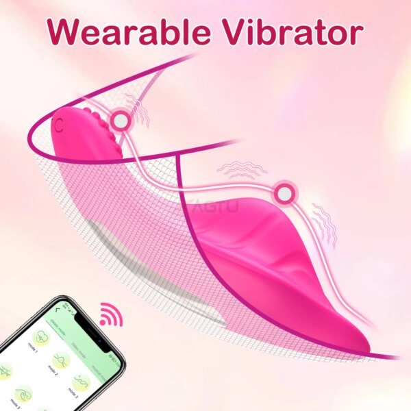 Adult Supplies Vagina Vibrator Dildo Stimulator Masturbation Tools for Women Mini Outdoor Wearable Vibrator Sex Machine Sex Toys - Image 2