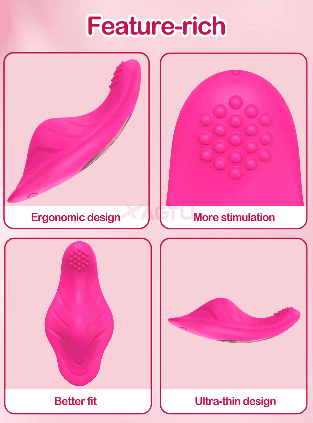 Adult Supplies Vagina Vibrator Dildo Stimulator Masturbation Tools for Women Mini Outdoor Wearable Vibrator Sex Machine Sex Toys