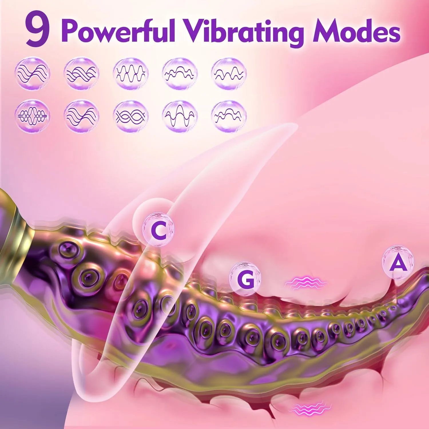 Vibrating Realistic Monster G-Spot Dildos Octopus Vibrator wit 10 Powerful Mode Adult Sex Toys for Women Anal Vagina Stimulation Vibrating Realistic Monster G-Spot Dildos Octopus Vibrator wit 10 Powerful Mode Adult Sex Toys for Women Anal Vagina Stimulation