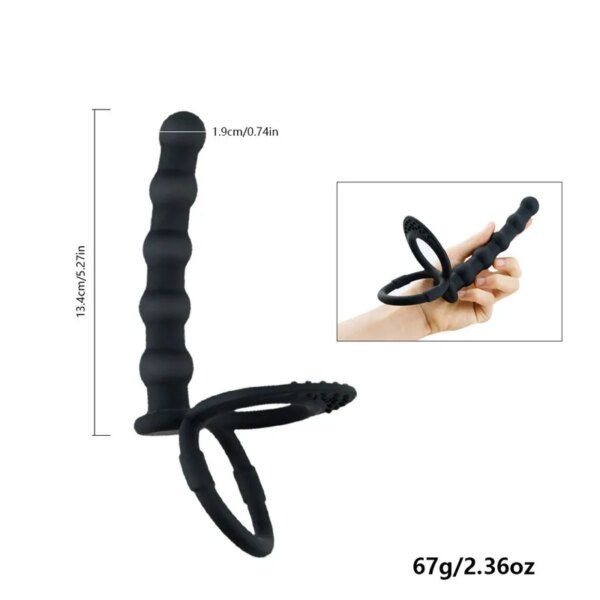 Double Penetration Penis Dildo Vibrators Sex Toys For Women Men Anal Beads Butt Plug G Spot Massage Vagina Adults Game 18+ - Image 4