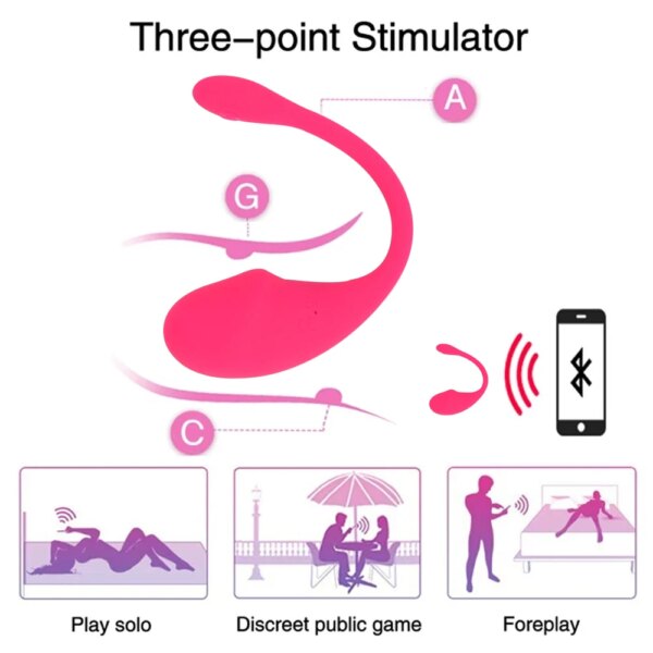 Sex Toys APP Vibrator for Women Remote Control Bluetooth Vibrator Female Wearable Dildo Sex Machine Smartphone Controlled Dildo - Image 5