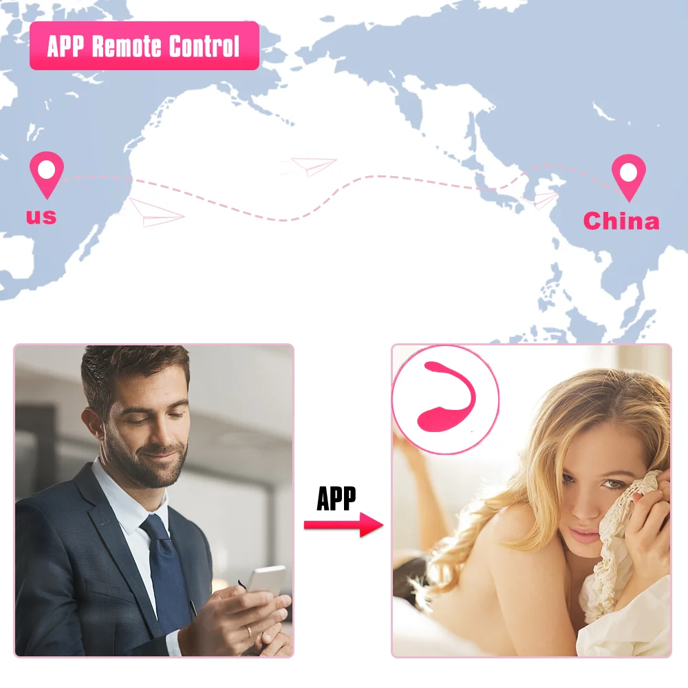 Sex Toys APP Vibrator for Women Remote Control Bluetooth Vibrator Female Wearable Dildo Sex Machine Smartphone Controlled Dildo