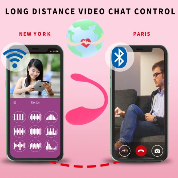Sex Toys APP Vibrator for Women Remote Control Bluetooth Vibrator Female Wearable Dildo Sex Machine Smartphone Controlled Dildo - Image 3