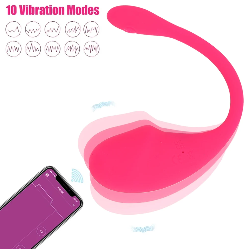 Sex Toys APP Vibrator for Women Remote Control Bluetooth Vibrator Female Wearable Dildo Sex Machine Smartphone Controlled Dildo