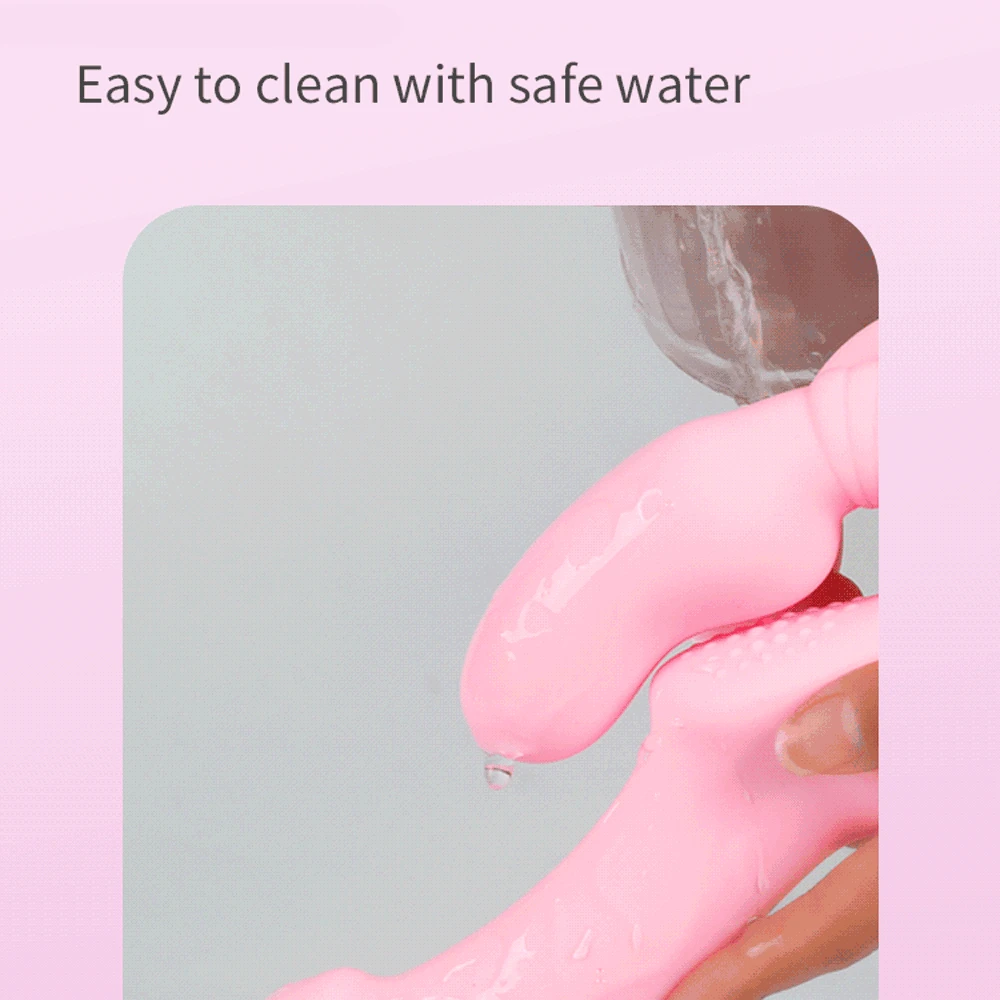 Strapless Strap on Dildo Vibrator Anal Plug Massager Lesbian 3 in 1 Vibrator G-Spot Stimulate Clitoris Sex Toy for Couple Strapless Strap on Dildo Vibrator Anal Plug Massager Lesbian 3 in 1 Vibrator G-Spot Stimulate Clitoris Sex Toy for Couple