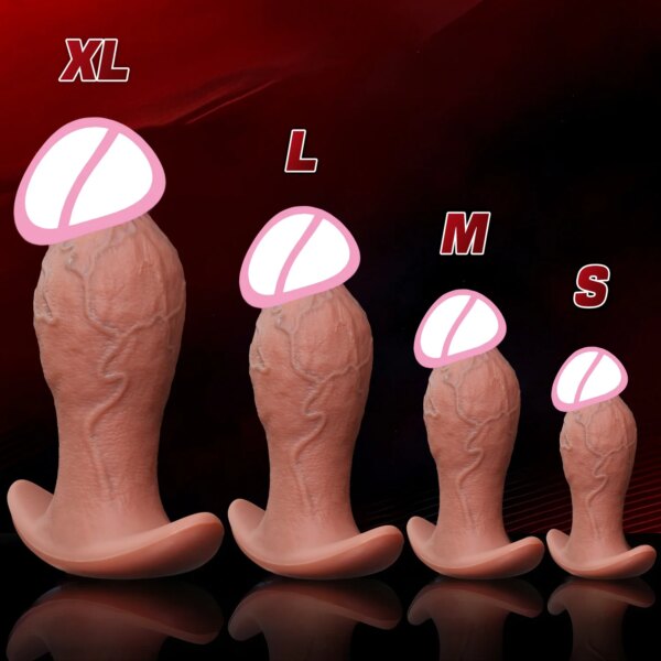 Big Dildo Animal Dog Realistic Penis Huge Butt Plug Anal Sexy Adult Strap on Sex toy for Men Women Masturbation Dildos Sex Toys - Image 2