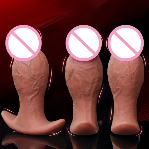 Big Dildo Animal Dog Realistic Penis Huge Butt Plug Anal Sexy Adult Strap on Sex toy for Men Women Masturbation Dildos Sex Toys - Image 4