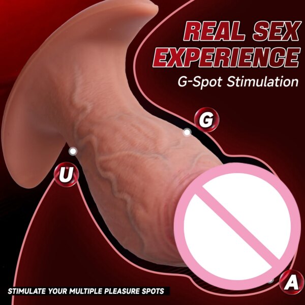 Big Dildo Animal Dog Realistic Penis Huge Butt Plug Anal Sexy Adult Strap on Sex toy for Men Women Masturbation Dildos Sex Toys - Image 3