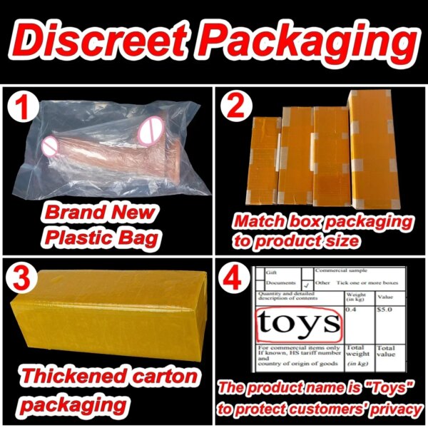 4 Sizes Realistic Soft Big Dildo 2 Colers Double Silicone Thick Penis Woman Man Anal Sex Toy Gay Masturbation Suction Cup Dick - Image 6