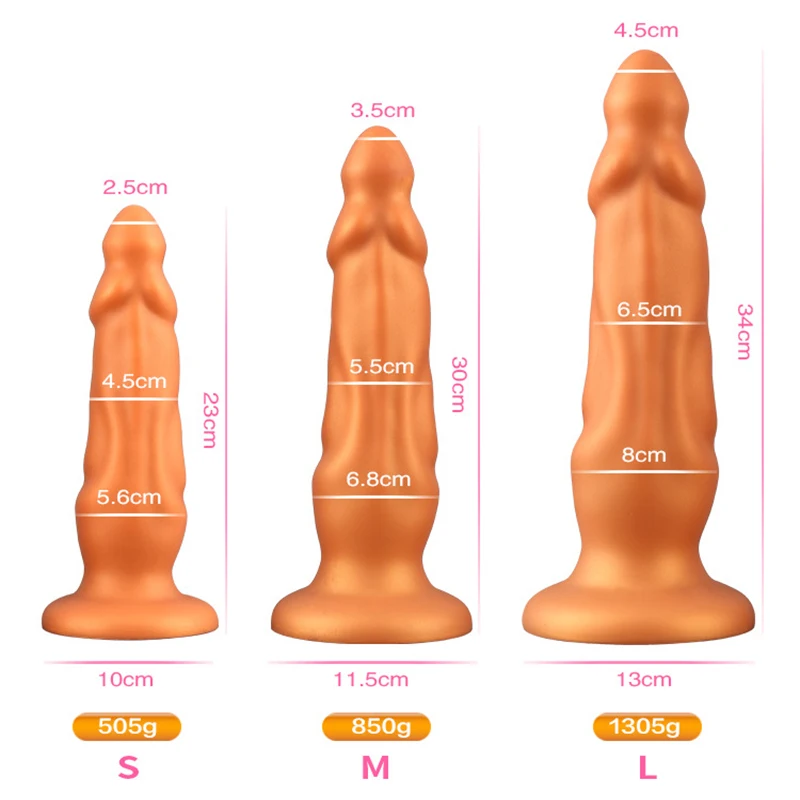 Huge Dildo Large Anal Plug Butt Plug Dildos Vaginal Massage Anus Stimulation Big Dildo SM Erotic Toys Buttplug For Womens Mens