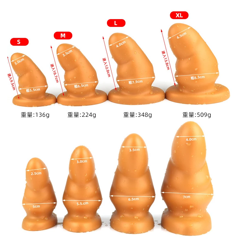 Huge Dildo Large Anal Plug Butt Plug Dildos Vaginal Massage Anus Stimulation Big Dildo SM Erotic Toys Buttplug For Womens Mens
