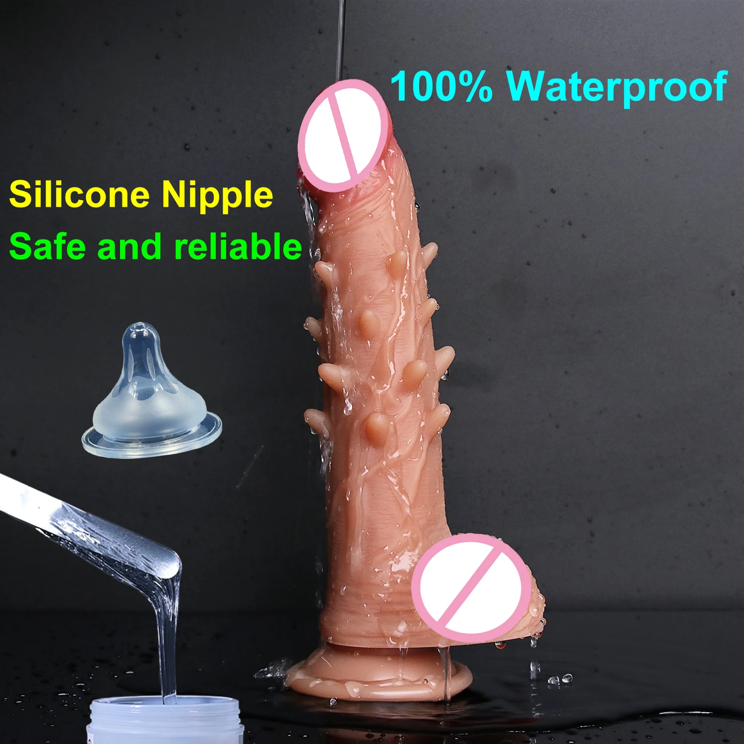 Soft Spiked Small Dildo G-spot Stimulation Silicone Penis Suction Cup Cock Sex Toys for Men Women Wolf Tooth Masturbate Big Dick Soft Spiked Small Dildo G-spot Stimulation Silicone Penis Suction Cup Cock Sex Toys for Men Women Wolf Tooth Masturbate Big Dick