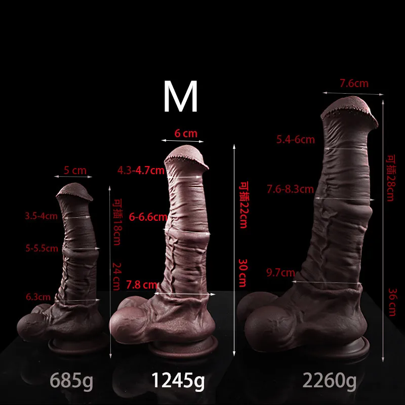 Big Black Dick 3 Size Giant Dildo Soft Silicone Dildo Horse Animal Xxl Dildo Fake Penis Suction Cup Dildos Sex Toys For Women