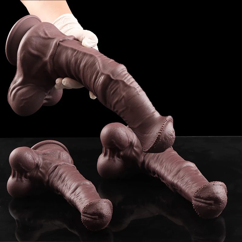 Big Black Dick 3 Size Giant Dildo Soft Silicone Dildo Horse Animal Xxl Dildo Fake Penis Suction Cup Dildos Sex Toys For Women