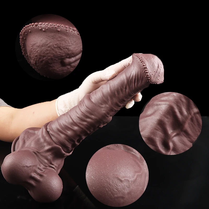 Big Black Dick 3 Size Giant Dildo Soft Silicone Dildo Horse Animal Xxl Dildo Fake Penis Suction Cup Dildos Sex Toys For Women