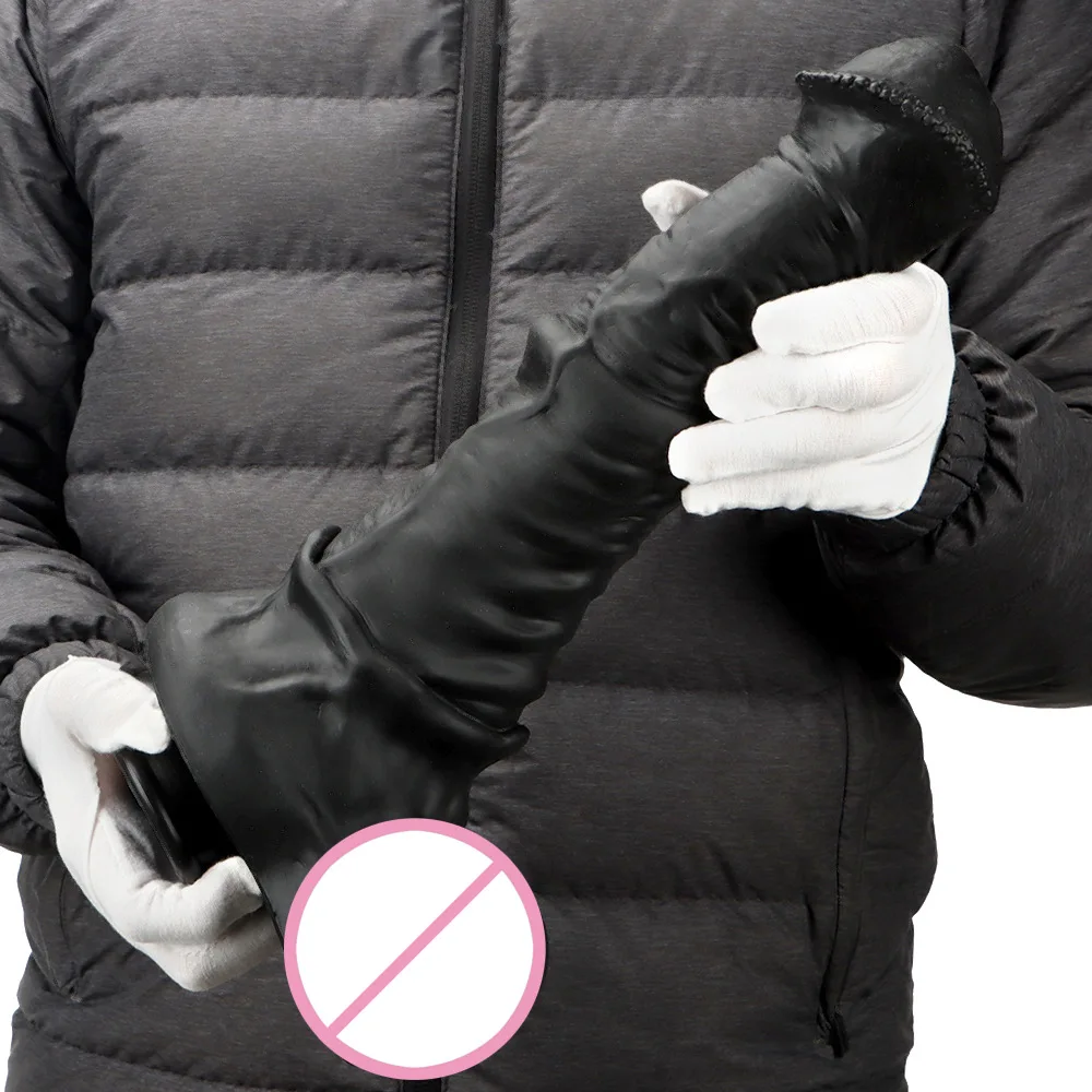 Big Black Dick 3 Size Giant Dildo Soft Silicone Dildo Horse Animal Xxl Dildo Fake Penis Suction Cup Dildos Sex Toys For Women