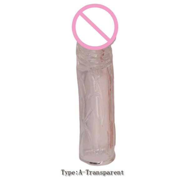 Adult Dildo Sleeve Masturbation Granular G-Spot Stimulation for Men Penis Enlarger  Ejaculation Delay Extension Rings Sex Toys - Image 6
