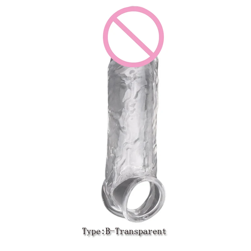 Adult Dildo Sleeve Masturbation Granular G-Spot Stimulation for Men Penis Enlarger  Ejaculation Delay Extension Rings Sex Toys