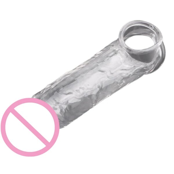 Adult Dildo Sleeve Masturbation Granular G-Spot Stimulation for Men Penis Enlarger  Ejaculation Delay Extension Rings Sex Toys - Image 2