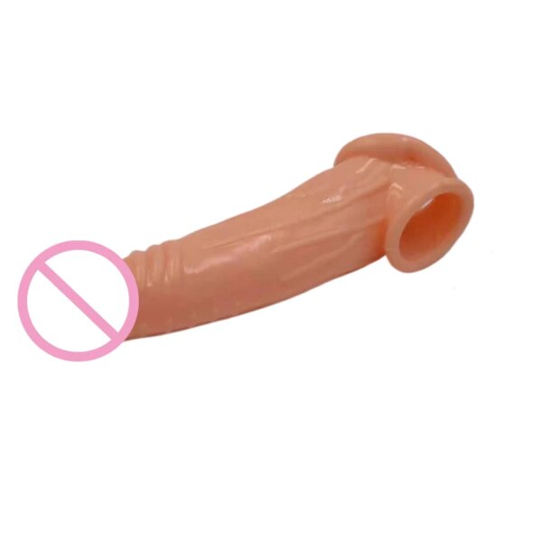 Adult Dildo Sleeve Masturbation Granular G-Spot Stimulation for Men Penis Enlarger  Ejaculation Delay Extension Rings Sex Toys - Image 3