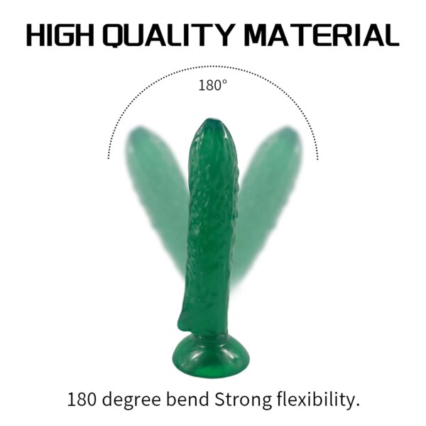 1PC Fruit Shape Unisex TPE Penis Dildo, soft and realistic, no need to recharge, human safe material, adult sex toys - Image 4