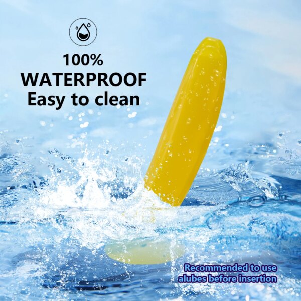 1PC Fruit Shape Unisex TPE Penis Dildo, soft and realistic, no need to recharge, human safe material, adult sex toys - Image 3
