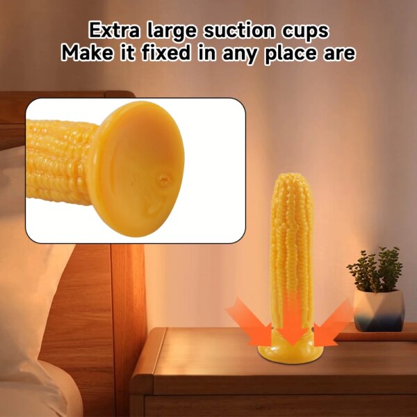 1PC Fruit Shape Unisex TPE Penis Dildo, soft and realistic, no need to recharge, human safe material, adult sex toys - Image 5