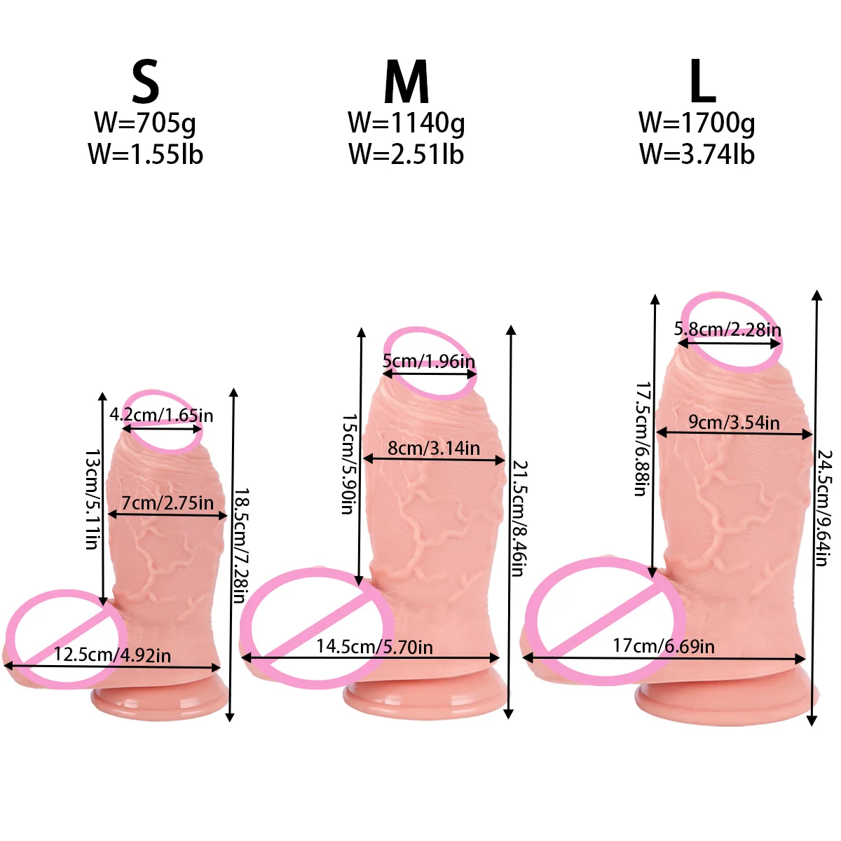 Thick Realistic Dildo Giant Big Penis Suction Cup Dick Cock Sex Shop For Women Masturbators Anal Dildo G-Shop Stimulation SexToy