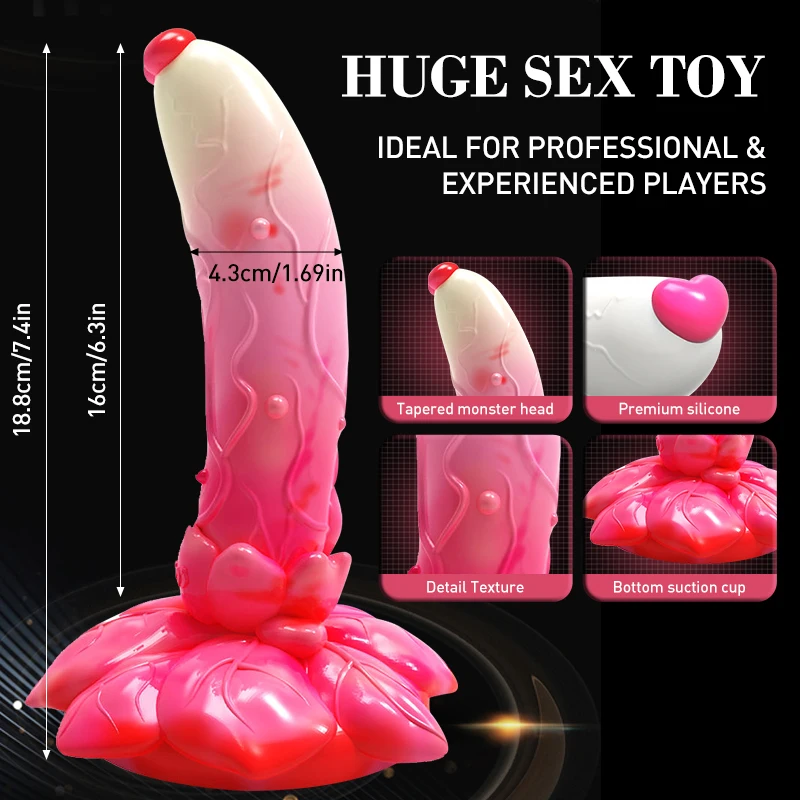 Monster Dildo Silicone Fantasy Colourful Cute Dildo Gingerbread Man Strong Suction Cup Dragon Dildo Anal Plug Sex Toys For Women Monster Dildo Silicone Fantasy Colourful Cute Dildo Gingerbread Man Strong Suction Cup Dragon Dildo Anal Plug Sex Toys For Women