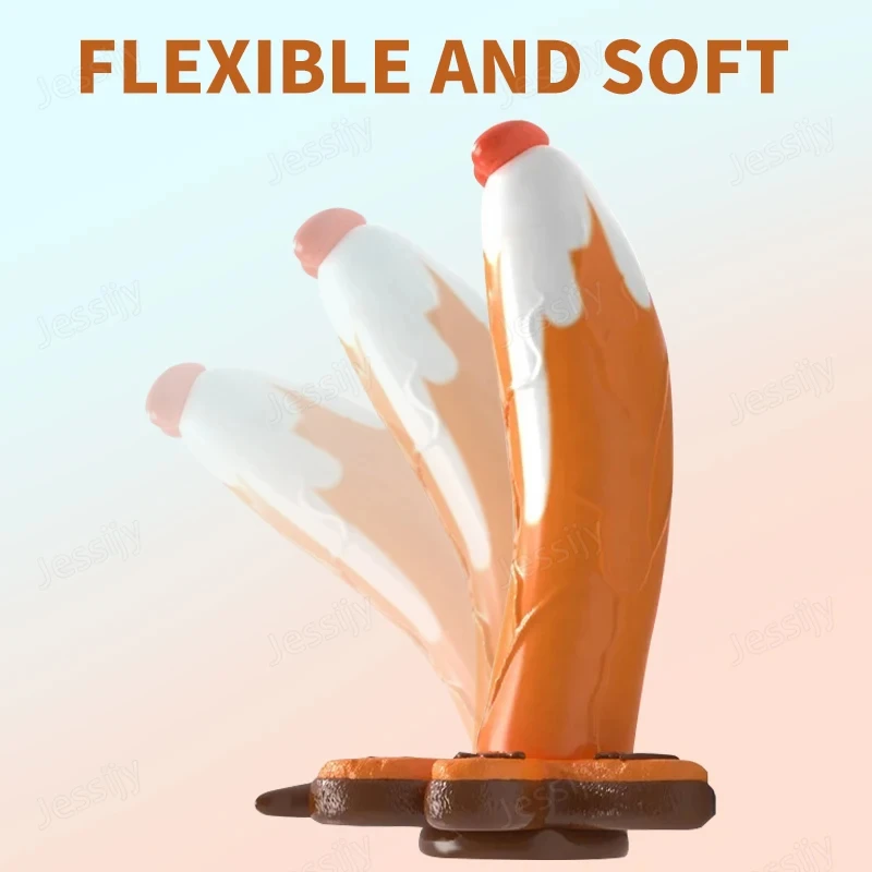 Monster Dildo Silicone Fantasy Colourful Cute Dildo Gingerbread Man Strong Suction Cup Dragon Dildo Anal Plug Sex Toys For Women Monster Dildo Silicone Fantasy Colourful Cute Dildo Gingerbread Man Strong Suction Cup Dragon Dildo Anal Plug Sex Toys For Women