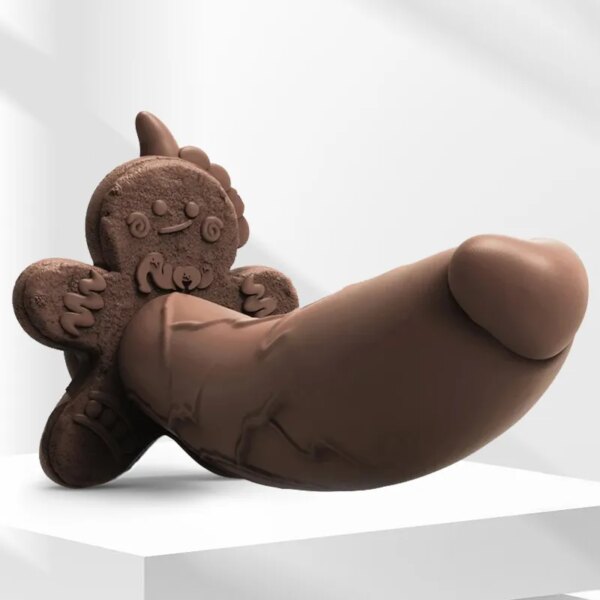 Monster Dildo Silicone Fantasy Colourful Cute Dildo Gingerbread Man Strong Suction Cup Dragon Dildo Anal Plug Sex Toys For Women - Image 6