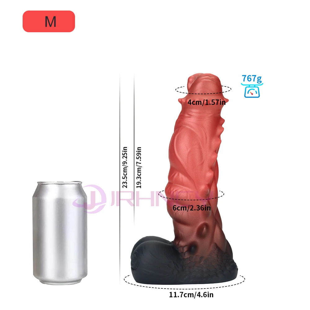 S-XXL Huge Anal Dildos Monsters Penis Masturbator Female Anal Sex Toy Powerful Suction Cup Thick Dildo Silicone Anal Plug