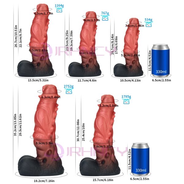 S-XXL Huge Anal Dildos Monsters Penis Masturbator Female Anal Sex Toy Powerful Suction Cup Thick Dildo Silicone Anal Plug - Image 3