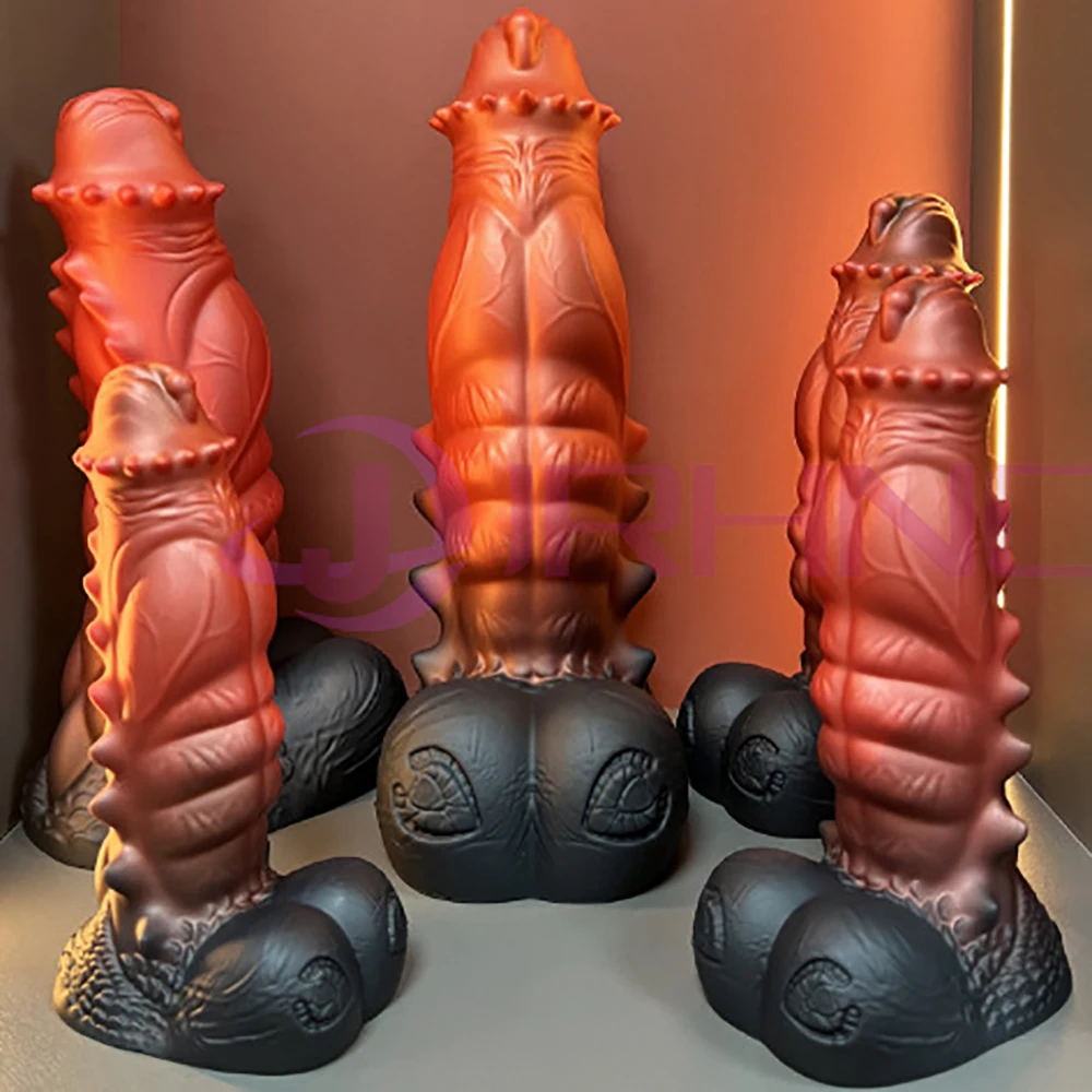 S-XXL Huge Anal Dildos Monsters Penis Masturbator Female Anal Sex Toy Powerful Suction Cup Thick Dildo Silicone Anal Plug