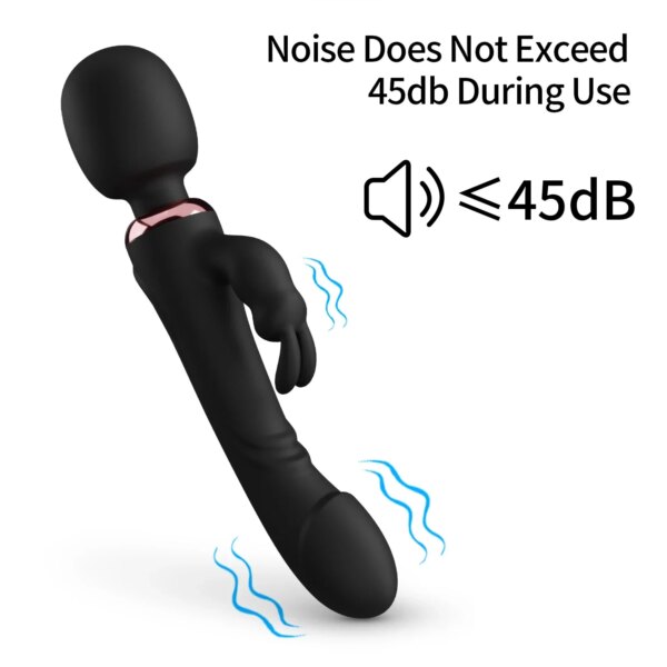 Double Head Powerful Vibrator Dildos Wand for Women 30 Speed G Spot Clit Stimulator Vagina Massager Adult Sex Toys for Woman - Image 5